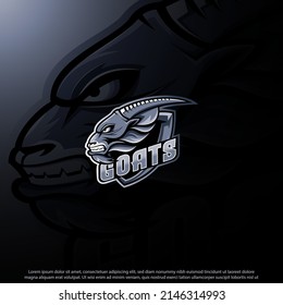 Goats mascot logo design good use for symbol identyti emblem badge and more.