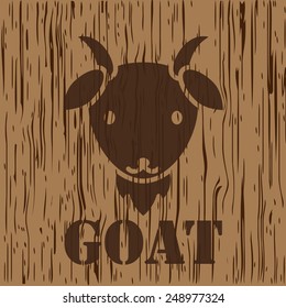 Goats, sheep icon and symbol 