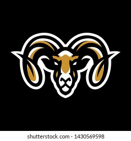 goat/sheep/lamb/ram esport gaming mascot logo template