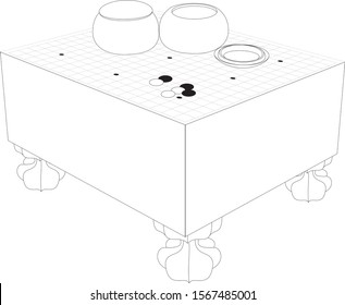 Goban - board game Go
