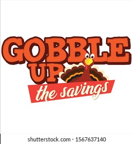 Gobble up the Savings Thanksgiving Headline