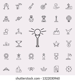 goblet with ball icon. Succes and awards icons universal set for web and mobile