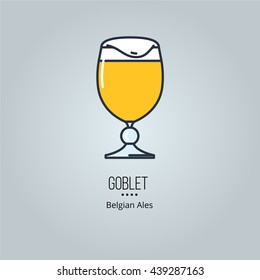 goblet glass icon