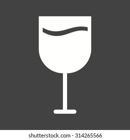 Goblet, glass, wine icon vector image. Can also be used for wedding. Suitable for use on web apps, mobile apps and print media.
