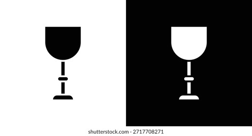 Schwarzes flaches Piktogramm mit einem Kugelsymbol. Für Grafik- und Webdesign.
