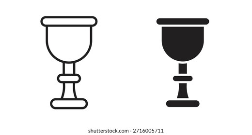 Goblet Icon Konzept für Infografik, Website oder App.
