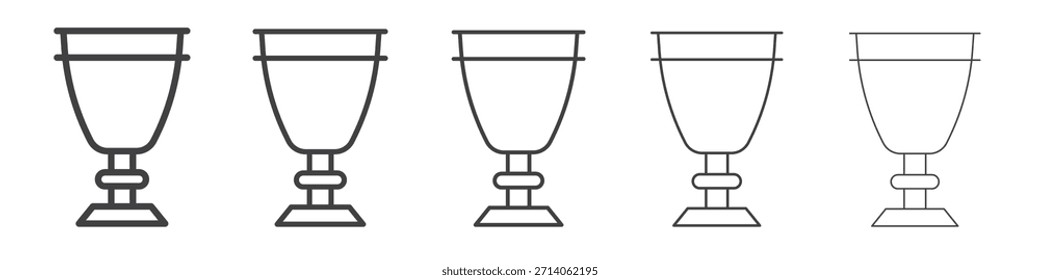 Goblet-Symbol-Design, Logo, App, UI. Vektorgrafik, EPS