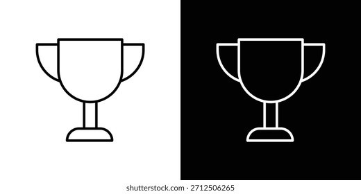 Goblet-Symbol im einfachen linearen Stil.
