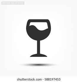 goblet icon vector