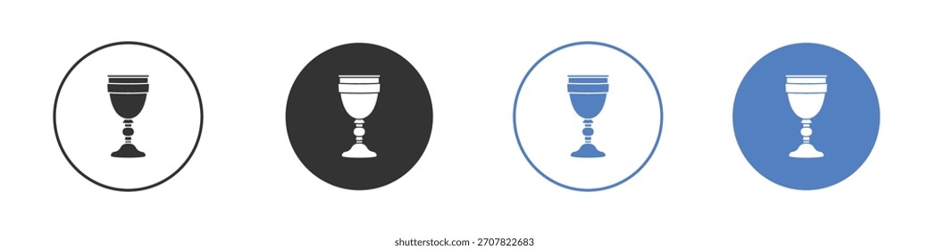 Ilustración de Arte vectorial de icono de copa. para concepto móvil y Diseños web