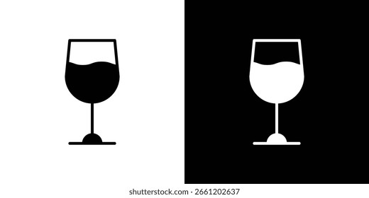 Goblet icon Vector clipArt Illustrations in flat style