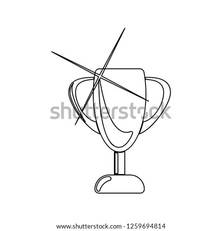 goblet with shine icon. Element of Sucsess and awards for mobile concept and web apps icon. Thin line icon for website design and development, app development