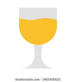 Goblet Vector Flat Icon For Personal And Commercial Use.
