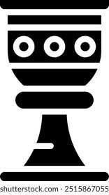 Goblet-Vektorsymbol-Entwurfsgrafik