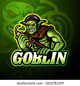 Goblin esport logo mascot design