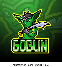 Goblin esport logo mascot design