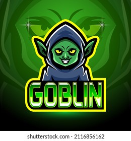 Goblin esport logo mascot design