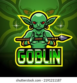 Goblin esport logo mascot design