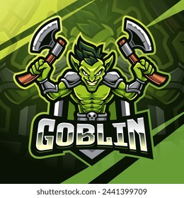 Goblin esport mascot logo design