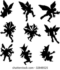 Goblin Fairy Silhouettes