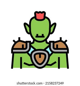 goblin fairy tale color icon vector. goblin fairy tale sign. isolated symbol illustration