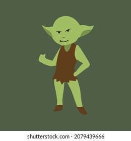 Goblin Flat Illustration And Image