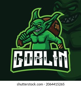 Goblin Mascot Gaming Logo Template