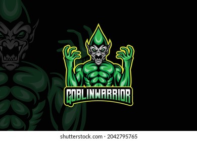 Goblin Warrior- Esport Logo Template