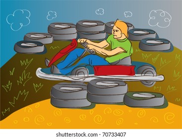 go-cart racing