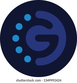 gochain coin vector logo