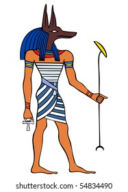God of Ancient Egypt - Anubis - vector