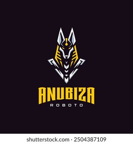 god anubis logo vector illustration