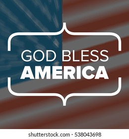 God bless America