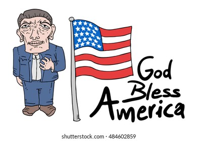 God bless America message