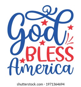 God Bless America Vector Arts