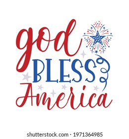 God Bless America Vector Arts