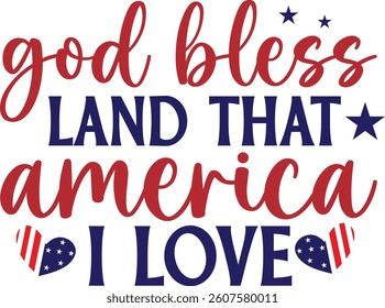 God bless land that America I love