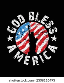 God Bless The USA, 4th Of July T-shirt, Independence day