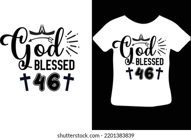 God Blessed 46 svg design