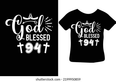 God Blessed 94 svg design