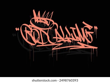 GOD CALLING graffiti tag style design