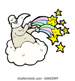 god creating things cartoon