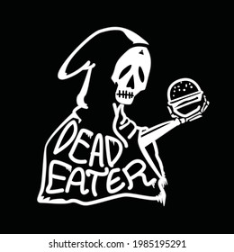 god of death artwork vector illustration