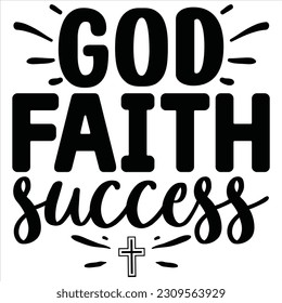 God Faith Success Vector,SVG file. svg
