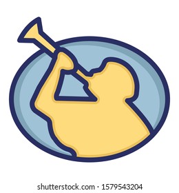
God the Father Isolated Vector icon which can easily modify or edit
