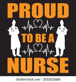 GOD FOUND THE STRONGEST AND MADE THEM NURSE, T-SHIRT DESIGN VECTOR FILE.