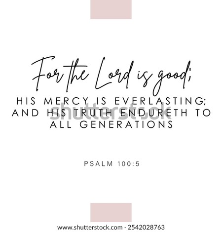 God is good verse, Bible verse text vector, Printable scripture text, Bible text art vector	