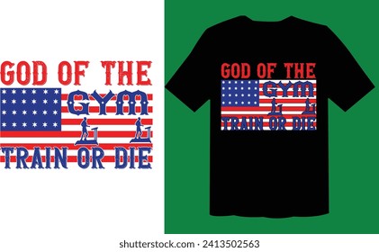 God Of The Gym Train Or Die T Shirt File  svg