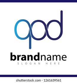 god initial letter logo vector template