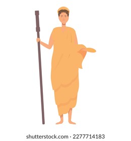 God myth icon cartoon vector. Greek athena. Hermes minerva